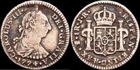 Potosí 1 Real 1759-1788 Carlos III -