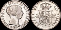 Madrid 4 Reales 1833-1868 Isabel II -