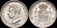 Madrid 50 Céntimos 1886-1931 Alfonso XIII -