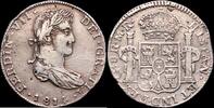 Guadalajara 8 Reales 1814 1808-1833 Fernando VII VF