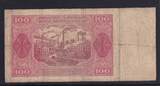 Polen 100 Zloty 1948 Serie: HZ, stark gebraucht IV+,