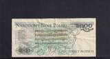 Polen 5000 Zloty 1988 Serie: CY, 2 Bst. vor KN, gebraucht III,