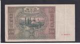 Drittes Reich, Generalgouvernement Polen, 100 Zlotych 1941 Ro.583, ZWK-38, Serie: A, leicht gebraucht II,