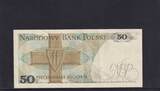 Polen 50 Zloty 1975 1 Buchstabe vor KN, U, leicht gebraucht II+,