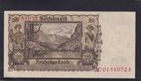 Deutsches Reich, Drittes Reich, 20 Reichsmark 1939 Ro.178, DEU-215, Serie: C, leicht gebraucht II+, Lagerschaden kleiner Eckbug sonst Kassenfrisch,
