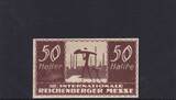 Tschechoslowakei, 50 Heller 1922 III. Internationale Reichenberger Messe, leicht gebraucht II,