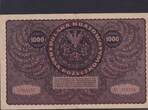 Polen 1000 Marek 1919 I Serie BF, gebraucht III+,