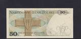 Polen 50 Zlotych 1975 1 Buchstabe vor KN, Serie: U, leicht gebraucht II+,