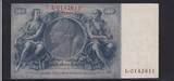 Deutsches Reich, Drittes Reich, 100 Reichsmark 1935 Ro.176a, Deu-211a, Friedensdruck, Udr.-Bst. E, Serie: L, leicht gebraucht II+,