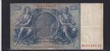 Deutsches Reich, Drittes Reich, 100 Reichsmark 1935 Ro.176b, DEU-211b, Zwischenform, Udr.-Bst. G Serie: M, stark gebraucht IV+,