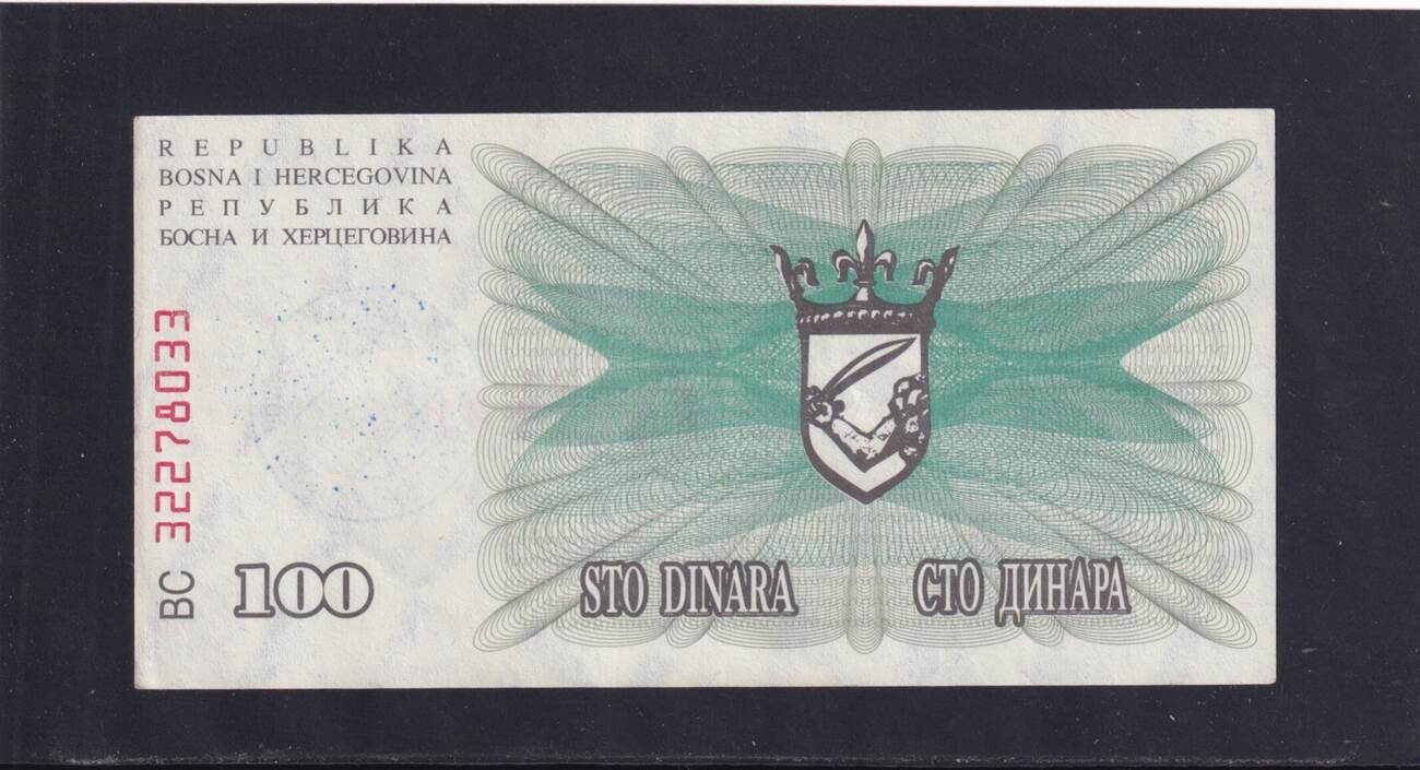 Bosnien-Herzegowina Banknote 25000 Dinara 1993 – Sammlerbanknote, Pick-Nr. 54f