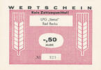 Deutschland, DDR 0,50 Mark LPG-Geld Bad Berka -