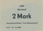 Deutschland, DDR 2 Mark LPG-Geld Hinsdorf -