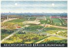 Deutsches Reich, Drittes Reich, Olympiade Berlin Propagandakarte, -