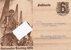 Deutsches Reich, Drittes Reich, Propaganda Postkarte Ganzsache zum 1.Mai, -