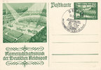 Deutsches Reich, Drittes Reich, Propaganda Postkarte Ganzsache, Deutsche Reichspost,, -