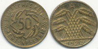 Deutsches Reich,Weimarer Republik, 50 Rentenpfennig Spielgeld,