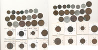 Russland, 1/2 Kopeke - 50 Kopeken Lot 28 Kleinmünzen,