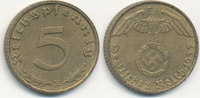 Deutsches Reich, Drittes Reich 5 Reichspfennig J.363