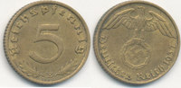 Deutsches Reich, Drittes Reich 5 Reichspfennig J.363