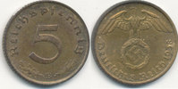 Deutsches Reich, Drittes Reich 5 Reichspfennig