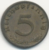 Deutsches Reich, Drittes Reich 5 Reichspfennig