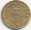 Deutsches Reich, Drittes Reich 5 Reichspfennig