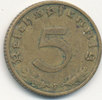 Deutsches Reich, Drittes Reich 5 Reichspfennig
