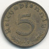 Deutsches Reich, Drittes Reich 5 Reichspfennig