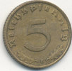 Deutsches Reich, Drittes Reich 5 Reichspfennig