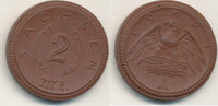 Deutsches Reich,Weimarer Republik, 2 Mark Böttgersteinzeug Sachsen,