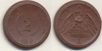 Deutsches Reich,Weimarer Republik, 2 Mark Böttgersteinzeug Sachsen,