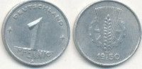 Deutschland,DDR, 1 Pfennig J.1501