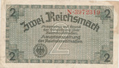 Deutsches Reich,Drittes Reich, 2 Reichsmark Ro.552a KN 7stellig,,