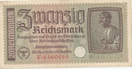 Deutsches Reich,Drittes Reich, 20 Reichsmark Ro.554a