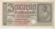 Deutsches Reich,Drittes Reich, 20 Reichsmark Ro.554a