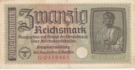 Deutsches Reich,Drittes Reich, 20 Reichsmark Ro.554a