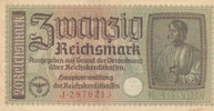Deutsches Reich,Drittes Reich, 20 Reichsmark Ro.554a