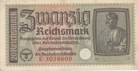 Deutsches Reich,Drittes Reich, 20 Reichsmark Ro.554a