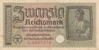 Deutsches Reich,Drittes Reich, 20 Reichsmark Ro.554a