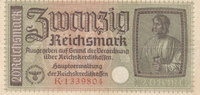 Deutsches Reich,Drittes Reich, 20 Reichsmark Ro.554a