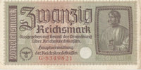 Deutsches Reich,Drittes Reich, 20 Reichsmark Ro.554a