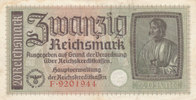 Deutsches Reich,Drittes Reich, 20 Reichsmark Ro.554a