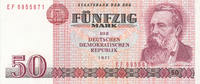 Deutschland,DDR, 50 Mark 1971 Ro.360c Comoutersatz Serie:EF, leicht gebr... 4,99 EUR Differenzbesteuert nach §25a UStG zzgl. 2,00 EUR Versand
