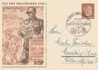 Deutsches Reich, Drittes Reich, Postkarte Tag der Briefmarke, -