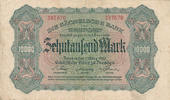 Deutsches Reich,Sachsen, 10000 Mark Dresden, Sächsische Bank, -