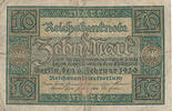 Deutsches Reich, Weimarer Republik, 10 Mark Ro.63a,DEU-73a, KN:7stellig, Udr.Bst.E, Serie:K, -