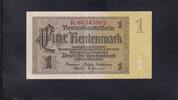 Deutsches Reich, Drittes Reich, 1 Rentenmark Ro. 166c, DEU-222c, Firmendruck, KN 8stellig rot, -