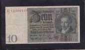Deutsches Reich, Weimarer Republik, 10 Reichsmark Ro.173a,DEU-183a, Friedensdruck, Wz.Kopf, Udr.-Bst: R, Serie: E -