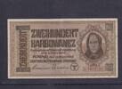 200 Karbowanez 1942 Drittes Reich, Ukraine, Ro.598b,ZWK-54b, KN 6stellig, leicht gebraucht II-,